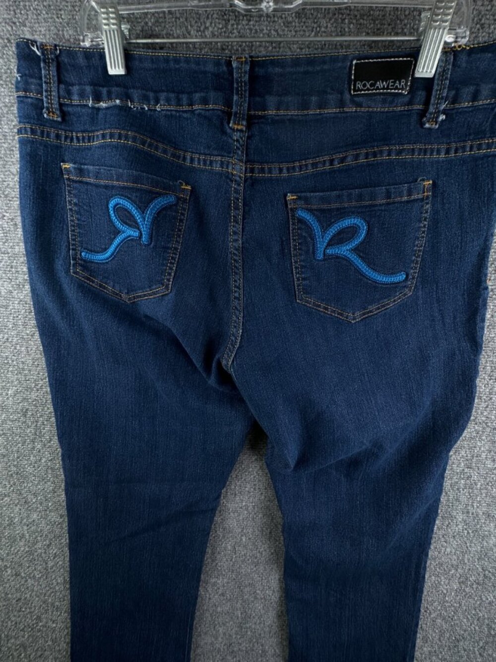 Rocawear Women Size 18 Straight Jeans Stretch Dark Wash Ladies Adult Urban